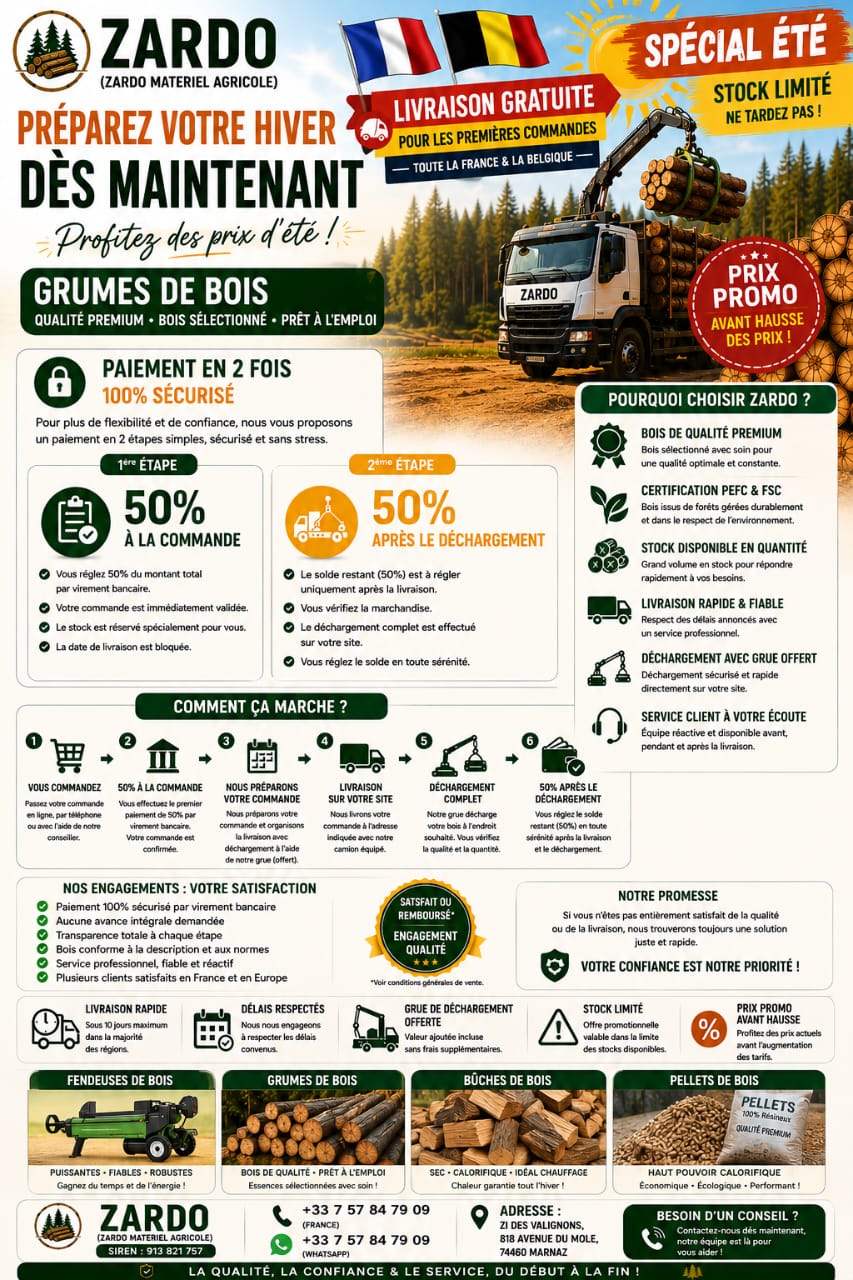 Récapitulatif commande Zardo